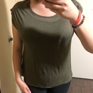 Zipper Sleeve Blouse